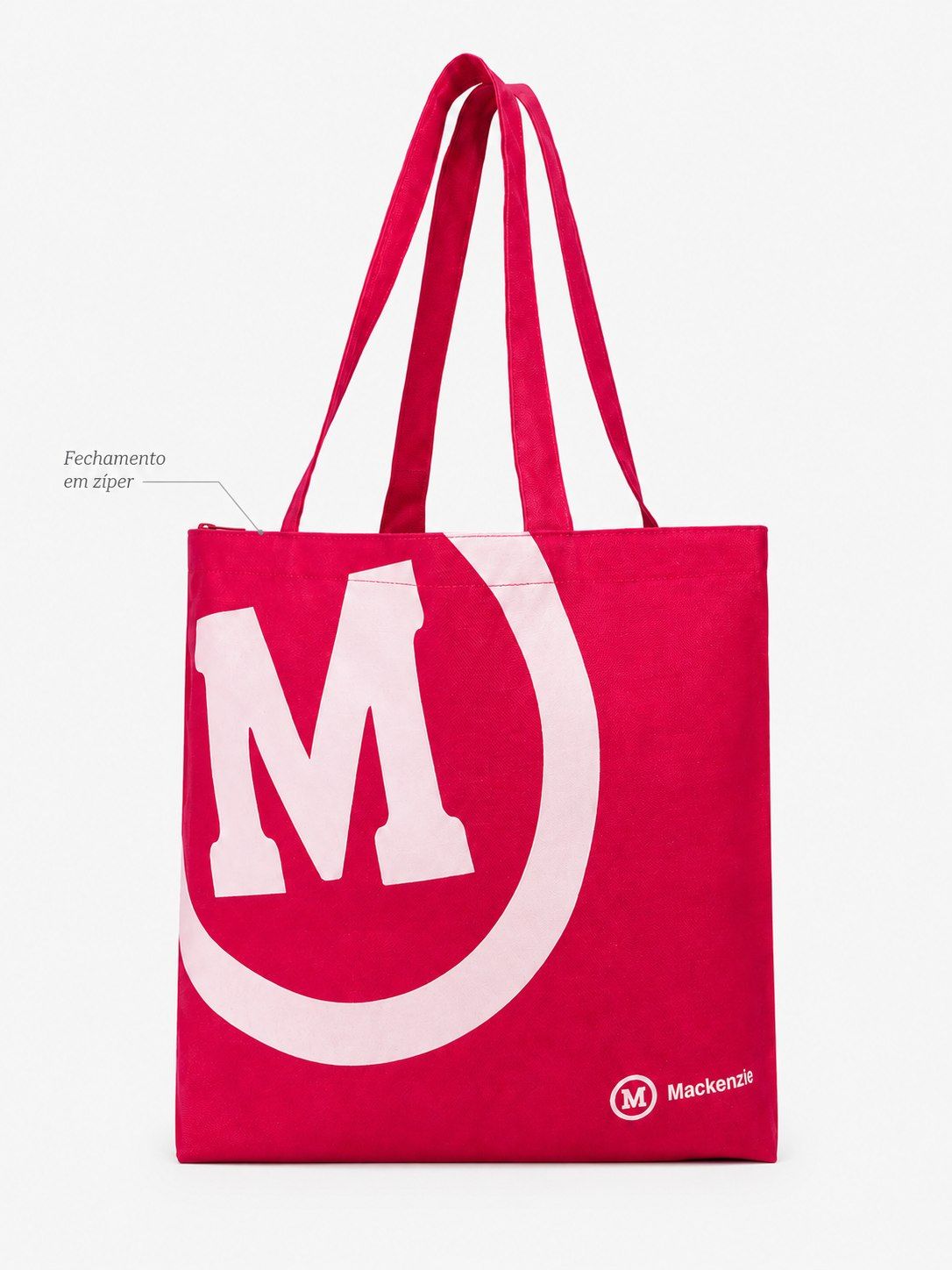 Ecobag sacola personalizada com fechamento em z&iacute;per