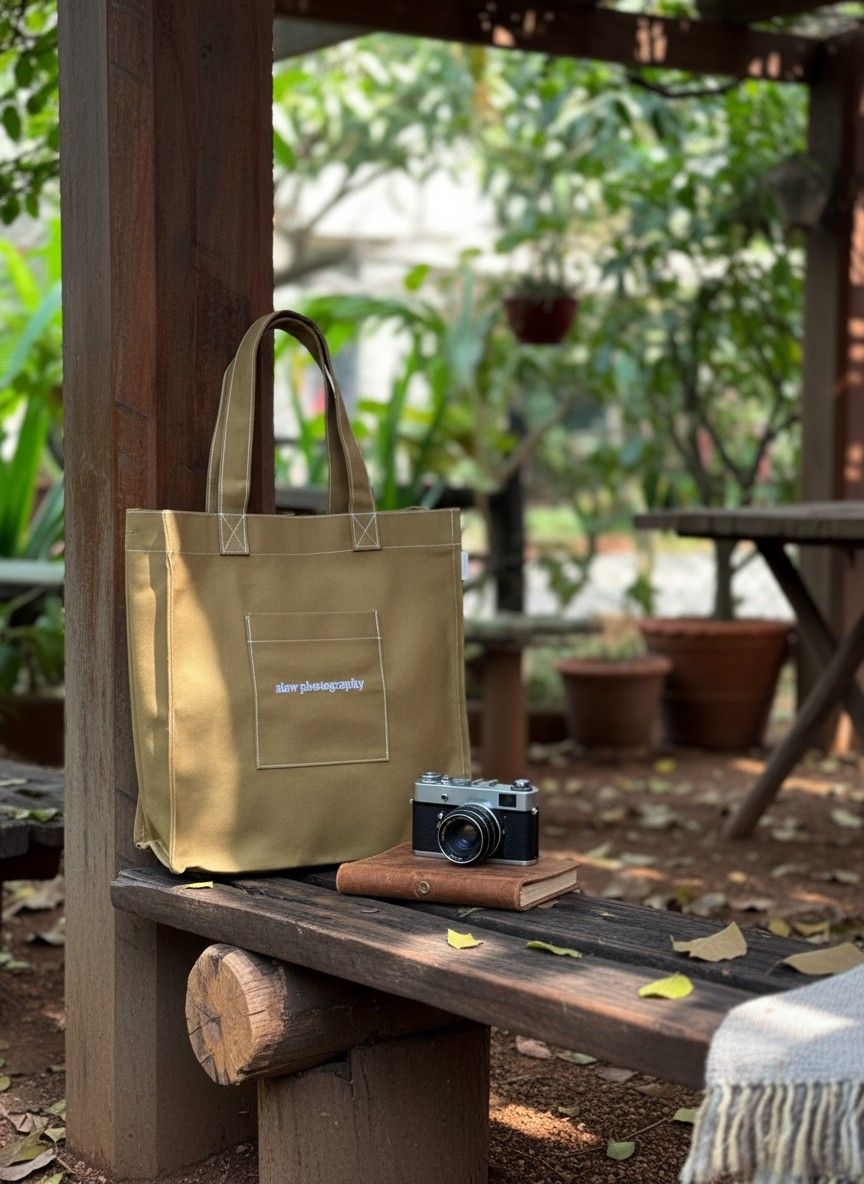 Bolsa lona de algod&atilde;o premium personalizada