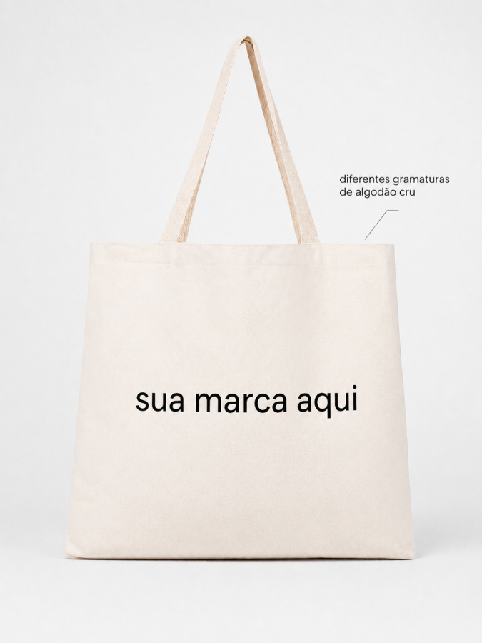 Ecobag personalizada com fundo envelope