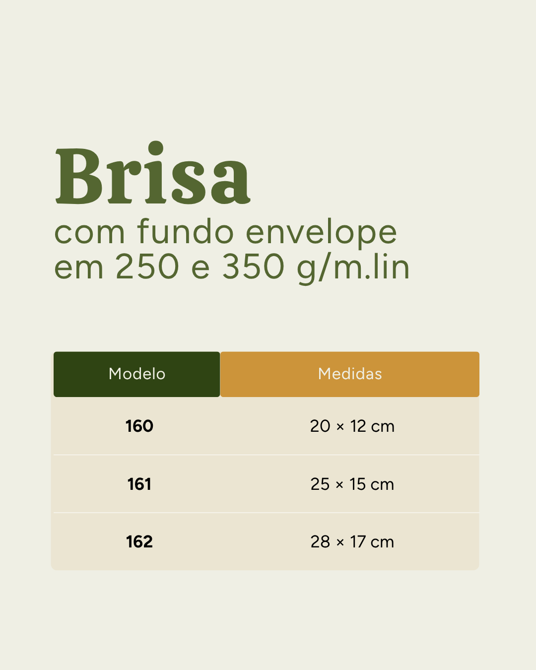 Necessaire Brisa personalizada em algod&atilde;o, modelo envelope horizontal com fechamento em z&iacute;per