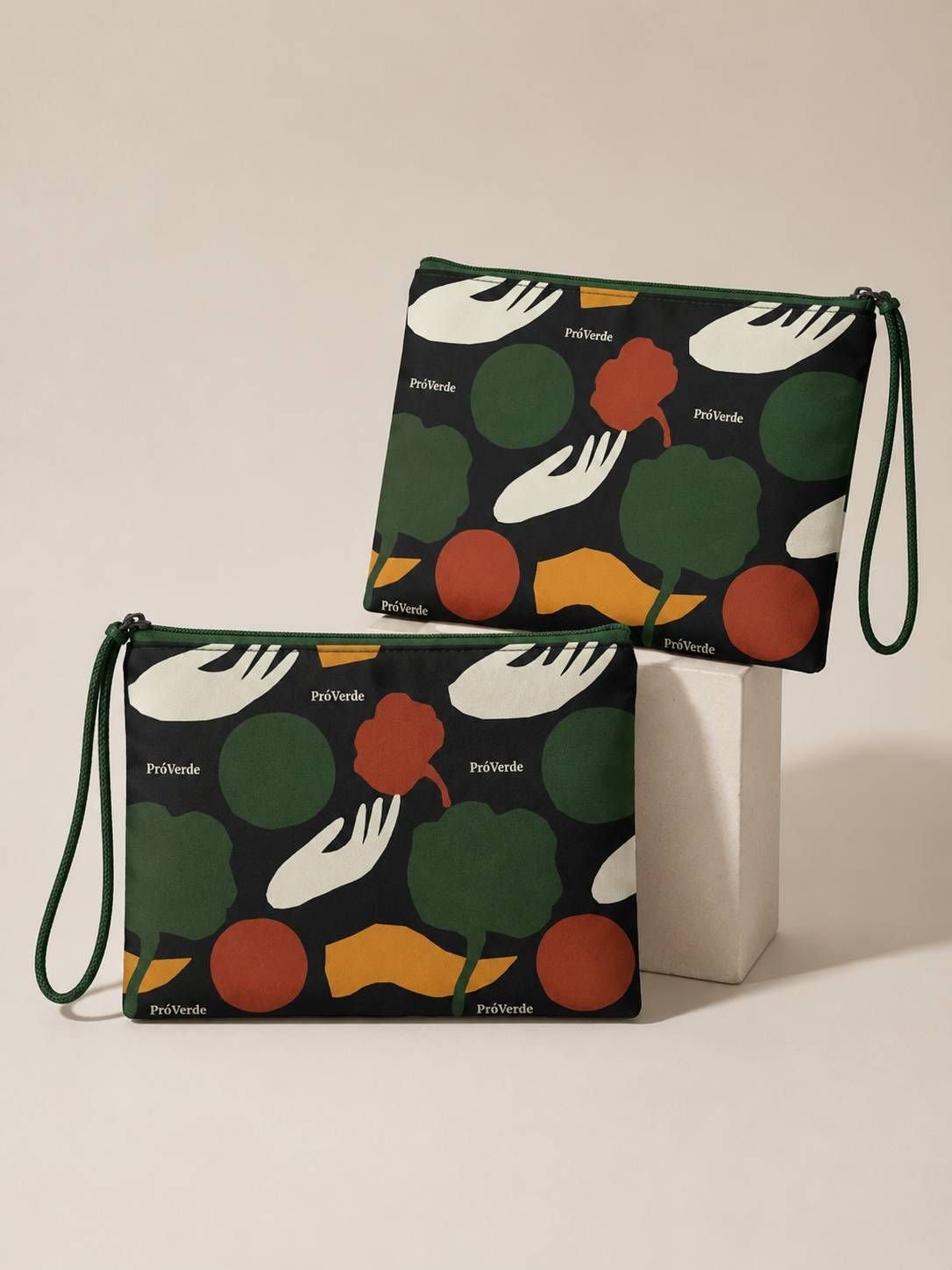 Necessaire full-print em EcoGreen 750