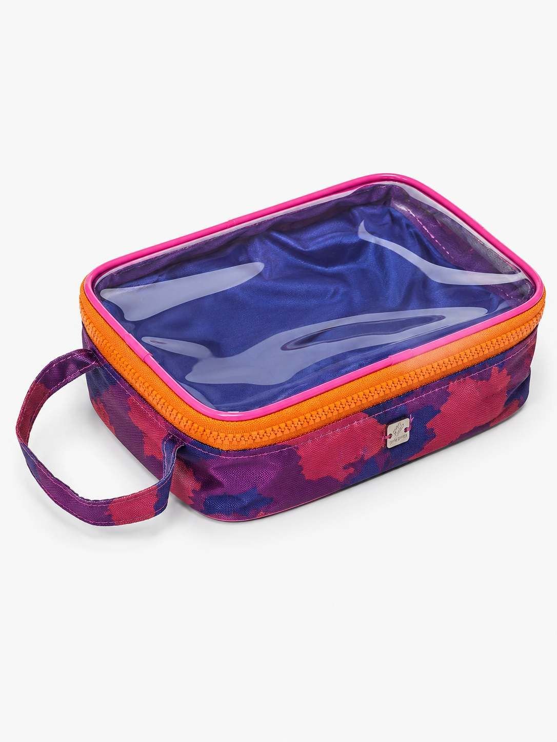 Necessaire com visor transparente personalizada para kits, viagem, esporte e campanhas promocionais