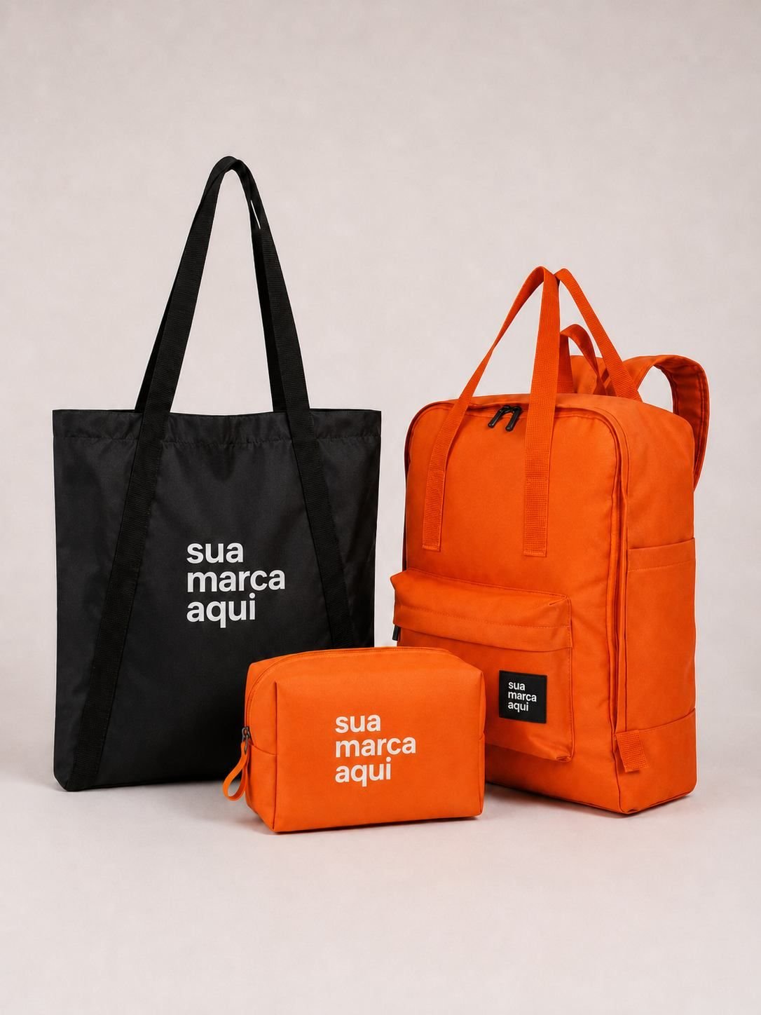 Sacola ecobag de algod&atilde;o reciclado